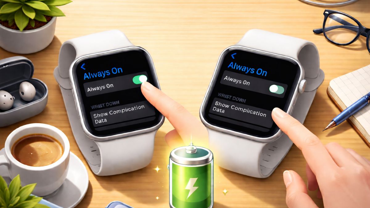 Cách bật, tắt Always On Display trên Apple Watch giúp tiết kiệm pin